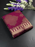 Soft Georgette Silk Saree with Zari Border 