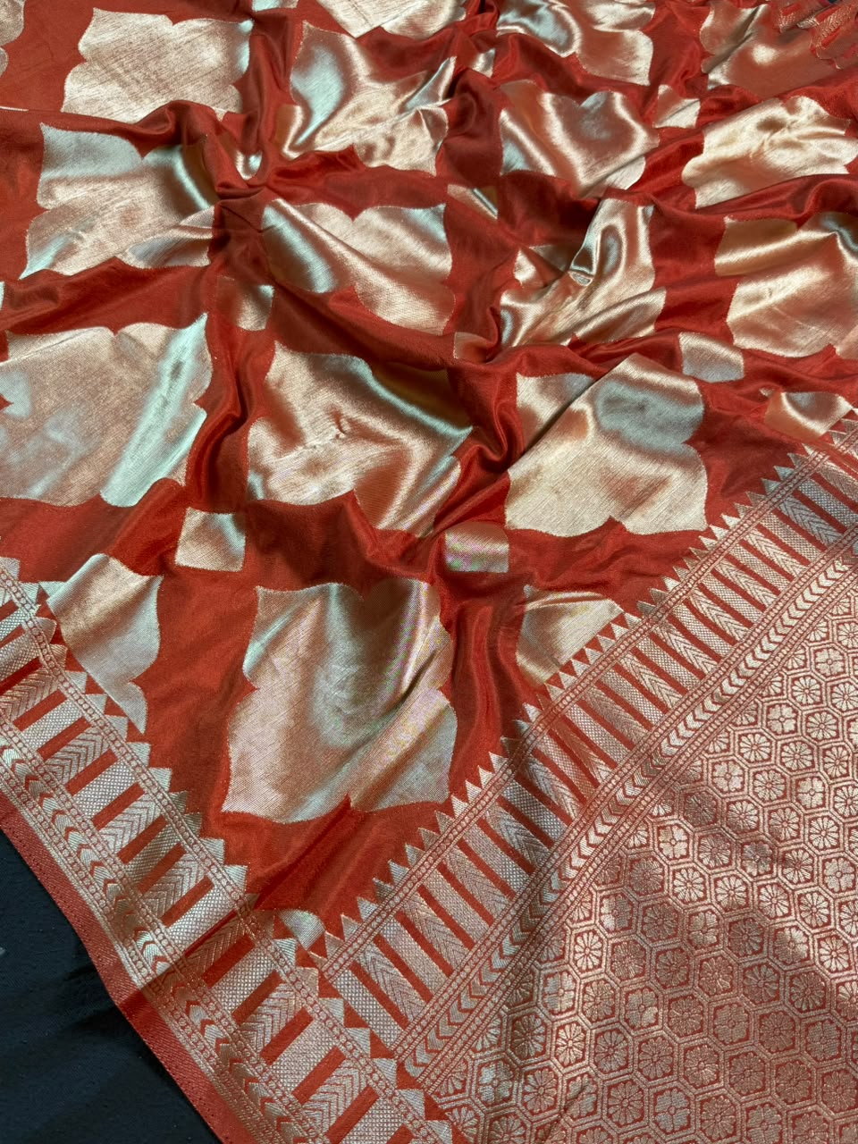 Soft Georgette Silk Saree with Zari Border 