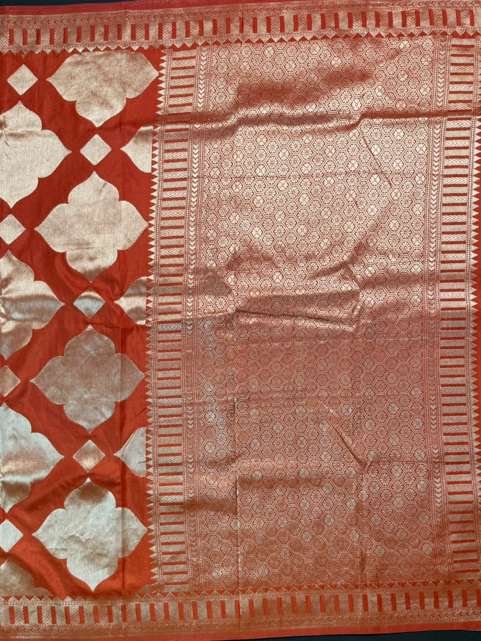 Soft Georgette Silk Saree with Zari Border 