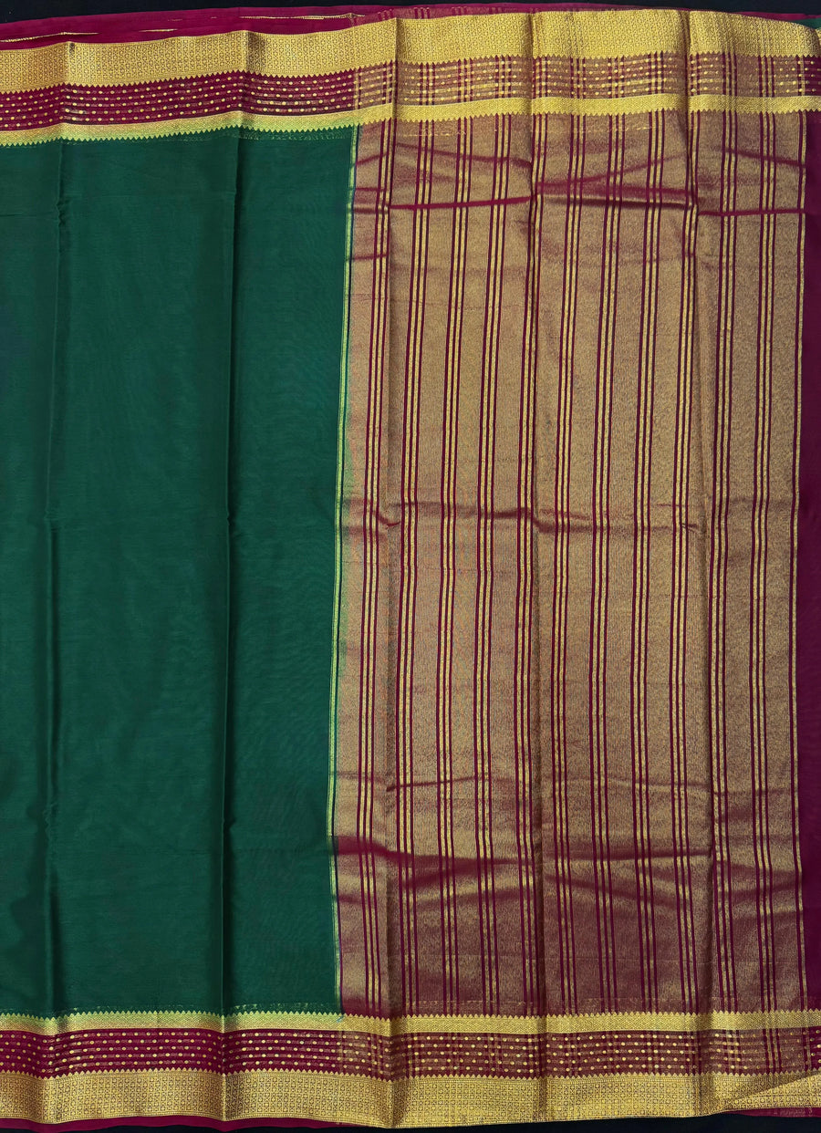 Radiant Charm in Semi Mysore Crepe Silk Saree (RMS Crape)