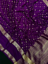 Handcrafted Semi Mysore Crepe Silk Saree – Perfect Festive Wear (RMS Crape) 