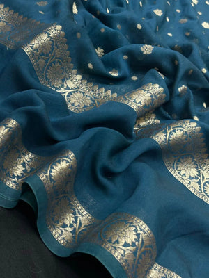 Handcrafted Semi Mysore Crepe Silk Saree – Perfect Festive Wear (RMS Crape) 