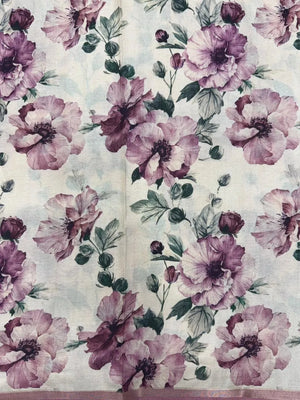 Elegant Tasar Silk Saree with Designer Border – Lightweight & Traditional (RS Blue Berry)