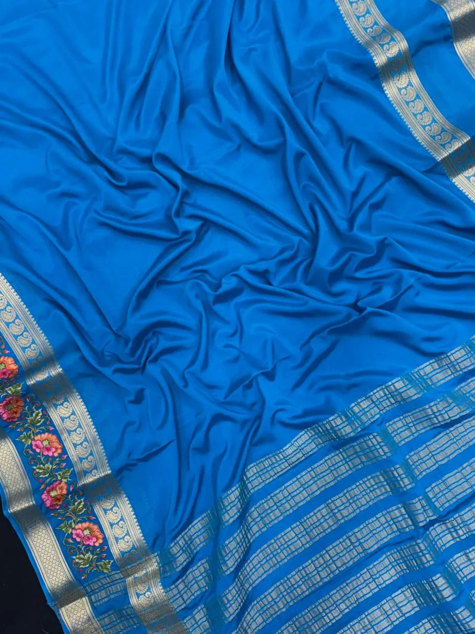 Crepe Silk Partywear-Rangeela crape