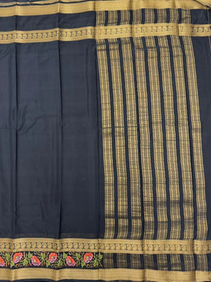 Crepe Silk Partywear-Rangeela crape