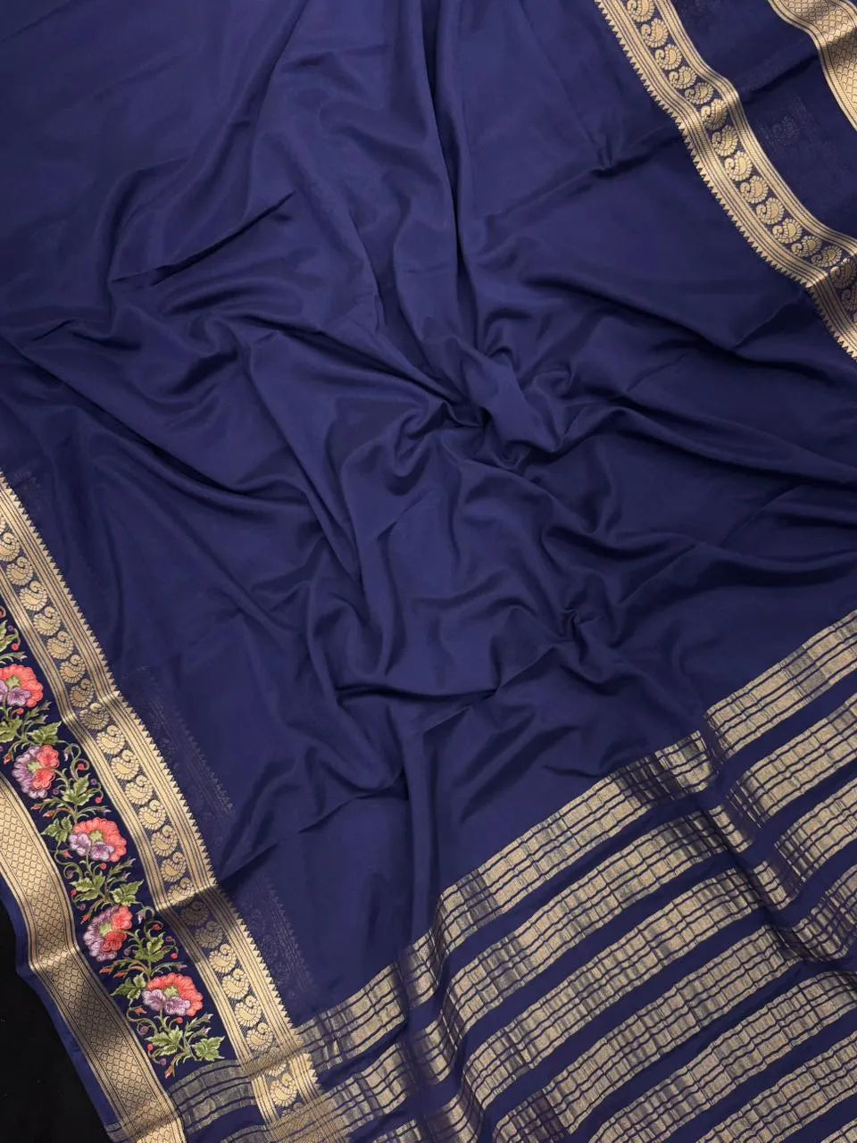 Crepe Silk Partywear-Rangeela crape