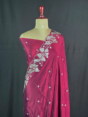 Soft Tussar Saree Everyday Sophistication-(Rasmali Silk)