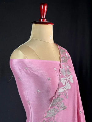 Soft Tussar Saree Everyday Sophistication-(Rasmali Silk) 