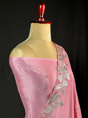 Soft Tussar Saree Everyday Sophistication-(Rasmali Silk) 