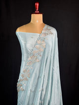 Soft Tussar Saree Everyday Sophistication-(Rasmali Silk) 
