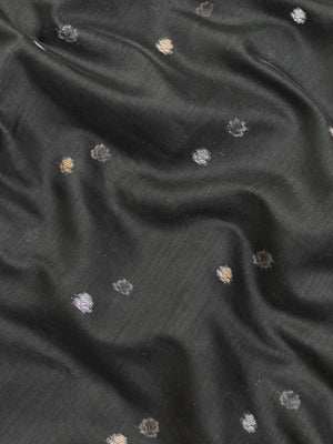 Raw cotton silk saree with soft rustic texture and subtle silk shine – perfect for ethnic and casual wear