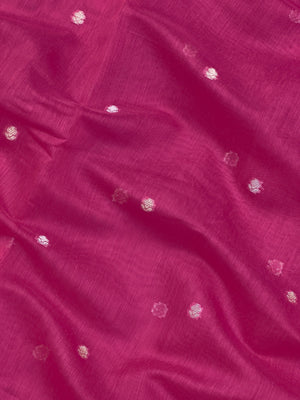 Raw cotton silk saree with soft rustic texture and subtle silk shine – perfect for ethnic and casual wear