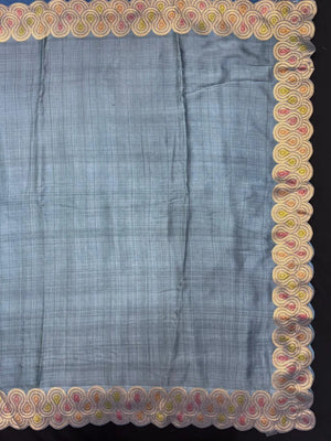 Handcrafted Gaji Silk Saree – Elegant & Timeless Drape-Rose Weave