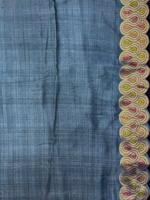 Handcrafted Gaji Silk Saree – Elegant & Timeless Drape-Rose Weave