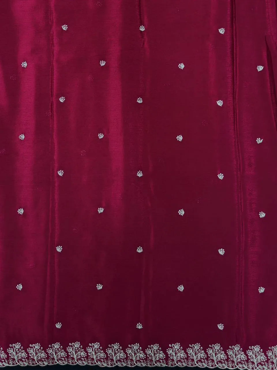 Soft Flowing Georgette Crush Saree for Elegant Look-Royal Rose