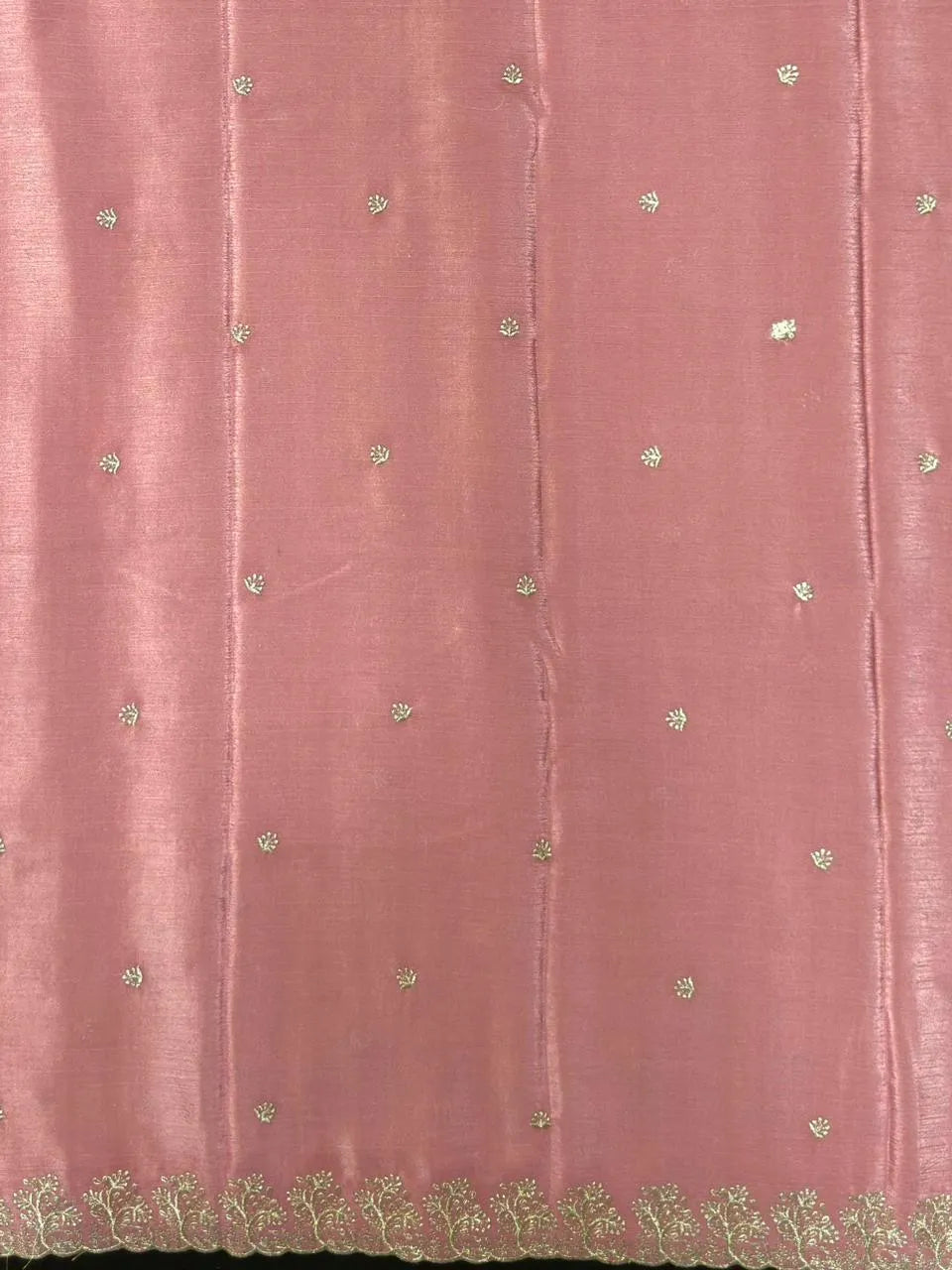 Soft Flowing Georgette Crush Saree for Elegant Look-Royal Rose