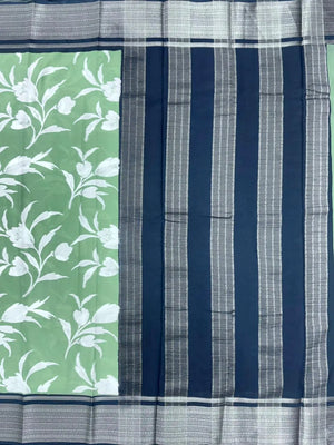  Floral Delight Crepe Silk Saree-Royal Silk