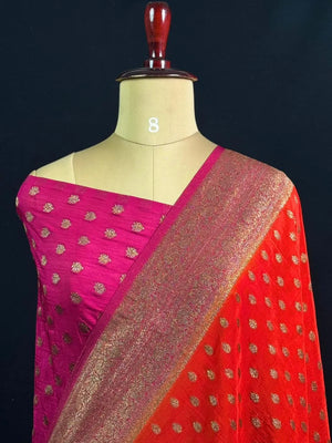 Fashionable 3D Textured Georgette Saree