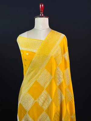 Partywear Semi Chiffon Saree – Chic & Stylish Look