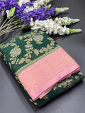  Semi Georgette Silk Saree with Rich Finish-Sanchi New Era