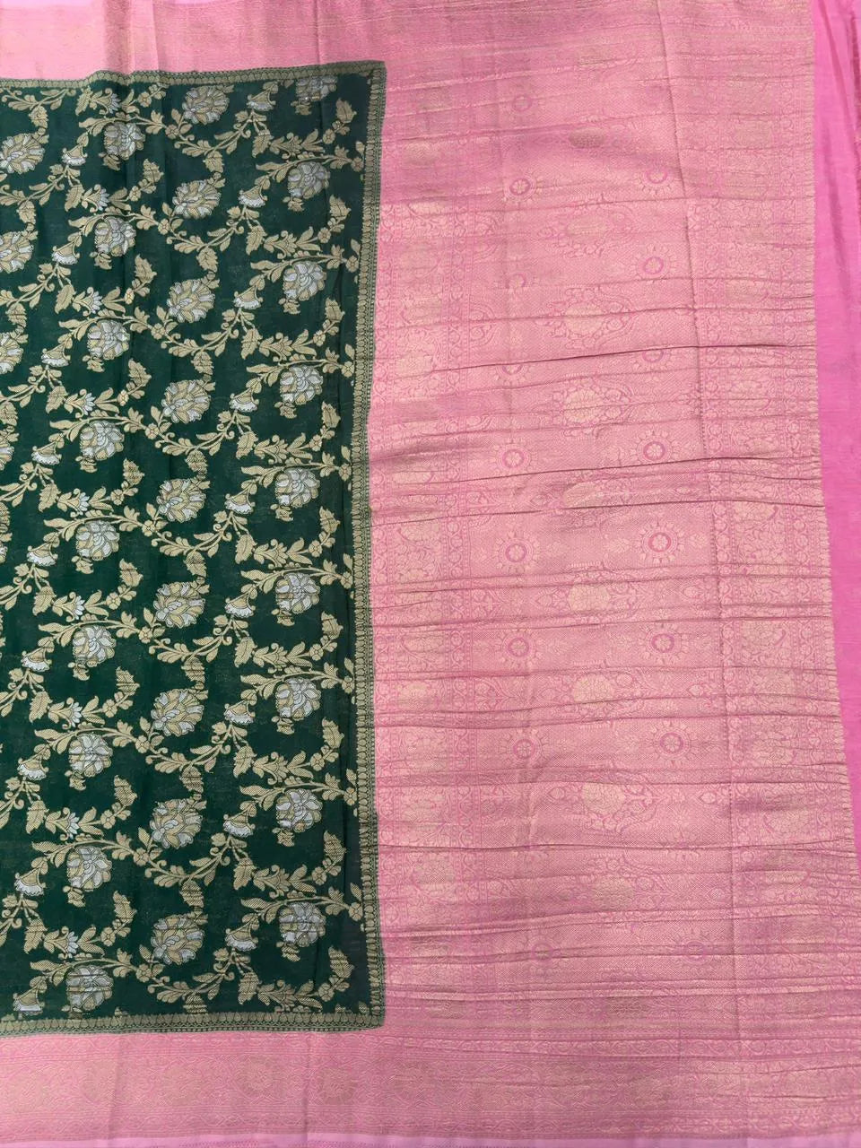  Semi Georgette Silk Saree with Rich Finish-Sanchi New Era