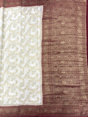  Semi Georgette Silk Saree with Rich Finish-Sanchi New Era