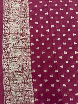  Semi Georgette Silk Saree with Rich Finish-Sanchi New Era