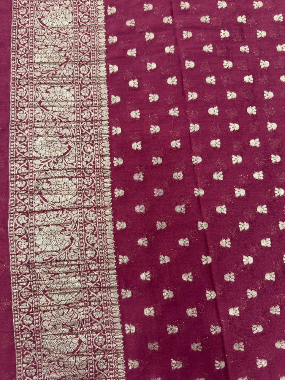  Semi Georgette Silk Saree with Rich Finish-Sanchi New Era