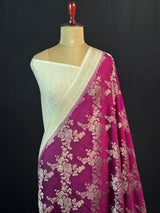 Classic Semi Georgette Silk Saree with Rich Finish (Sanchi New Era) 