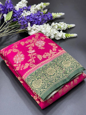  Semi Georgette Silk Saree with Rich Finish-Sanchi New Era