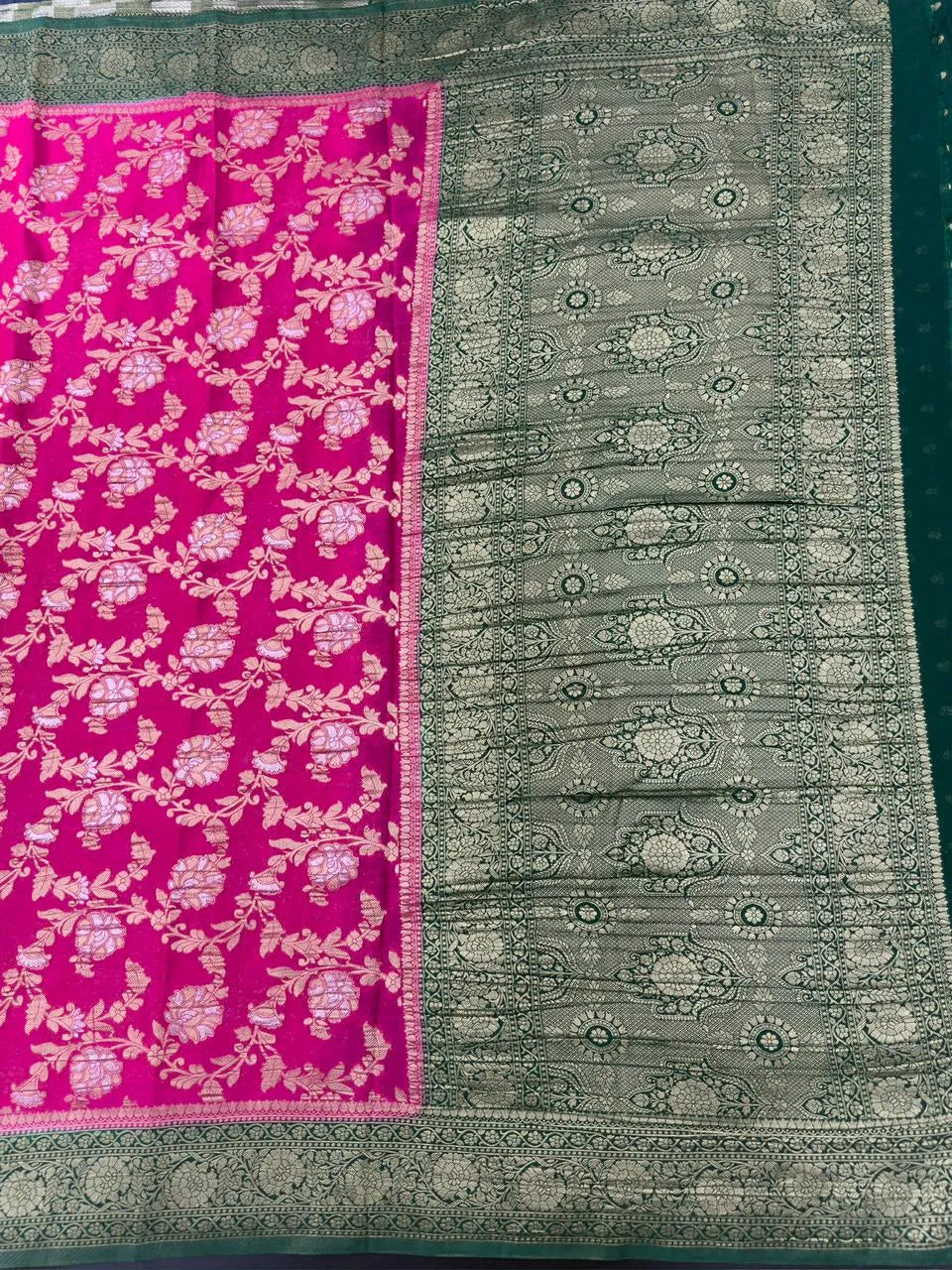  Semi Georgette Silk Saree with Rich Finish-Sanchi New Era