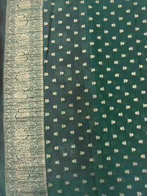  Semi Georgette Silk Saree with Rich Finish-Sanchi New Era