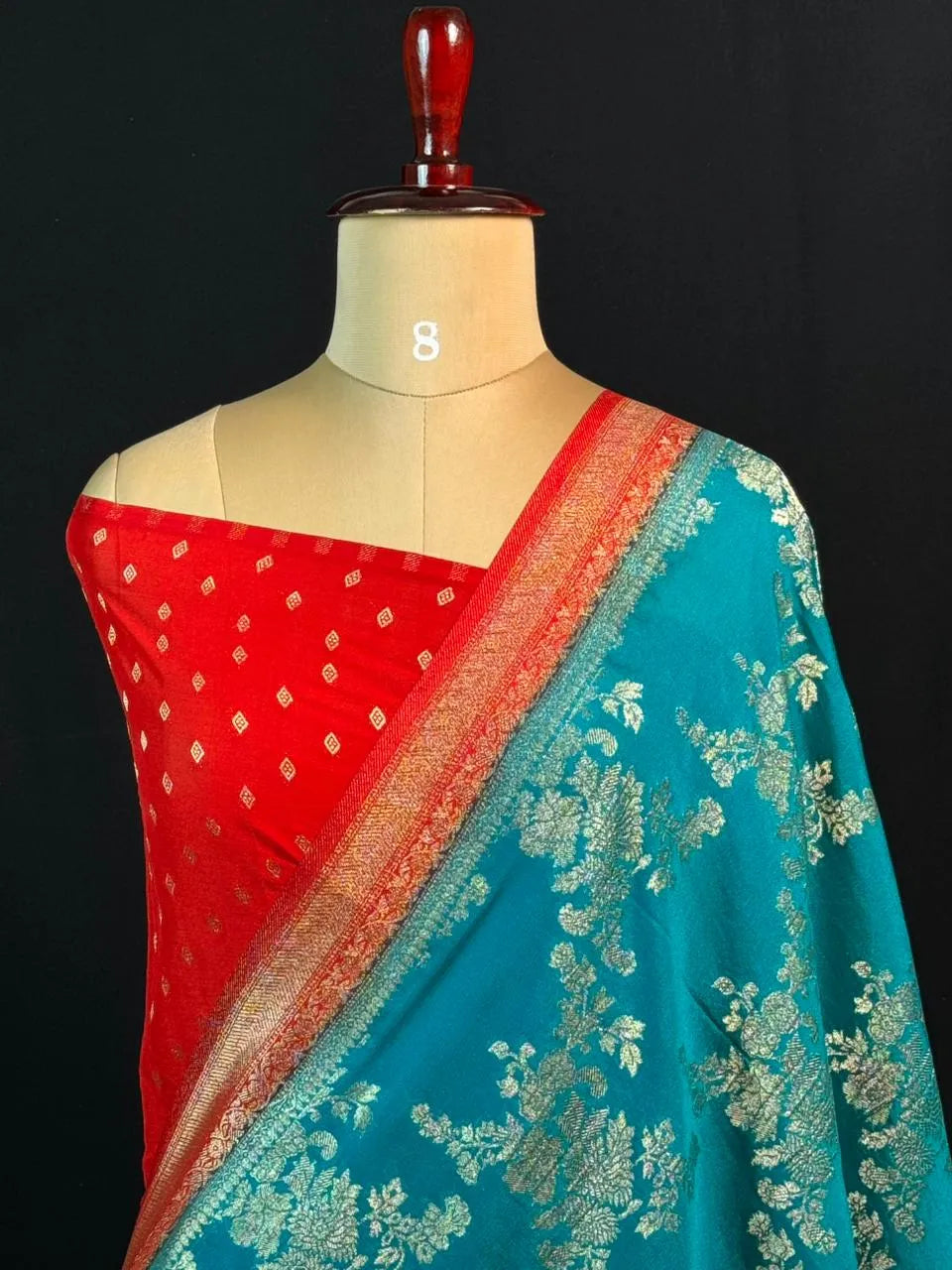 Classic Semi Georgette Silk Saree with Rich Finish (Sanchi New Era) 