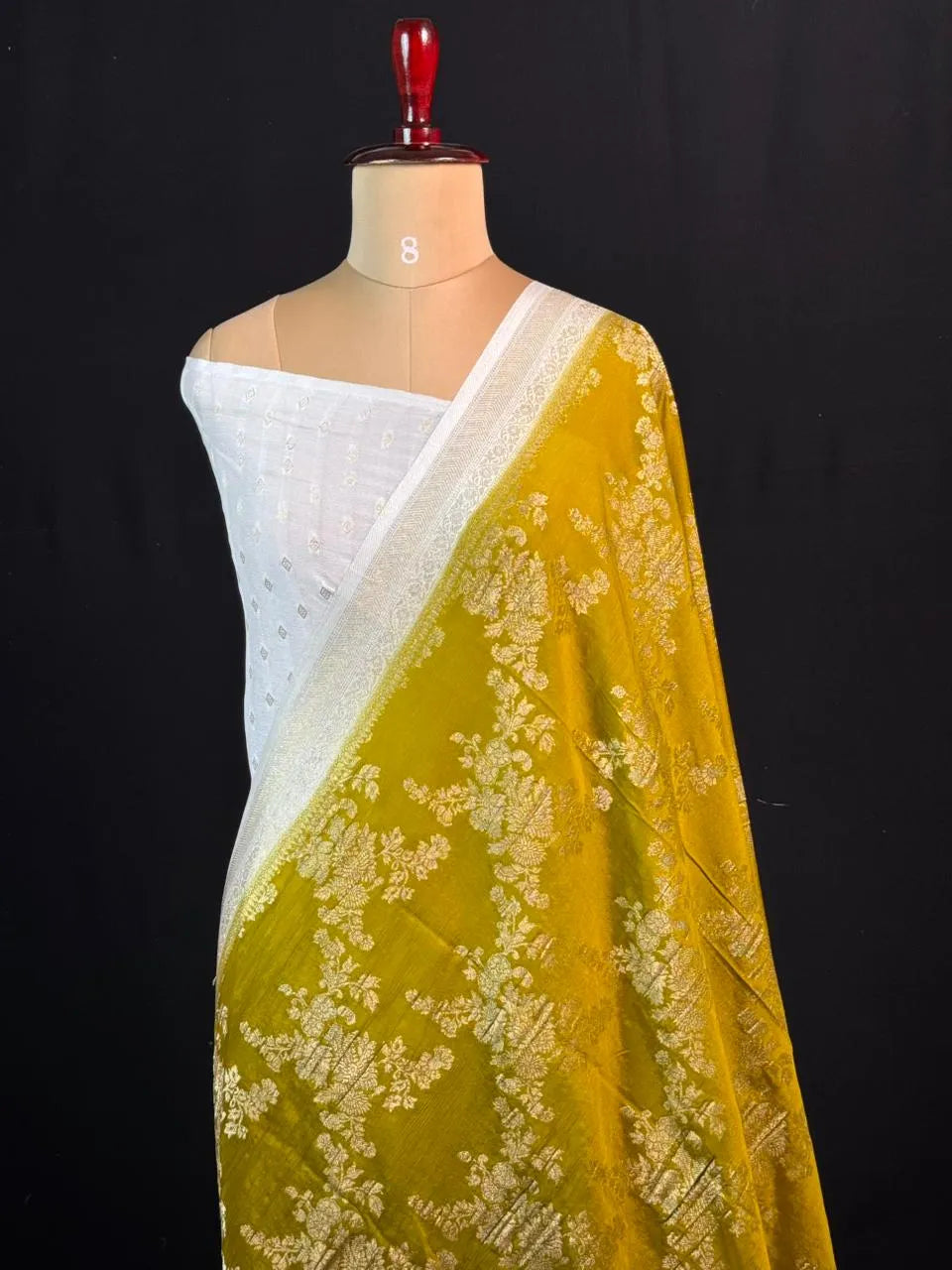 Classic Semi Georgette Silk Saree with Rich Finish (Sanchi New Era)