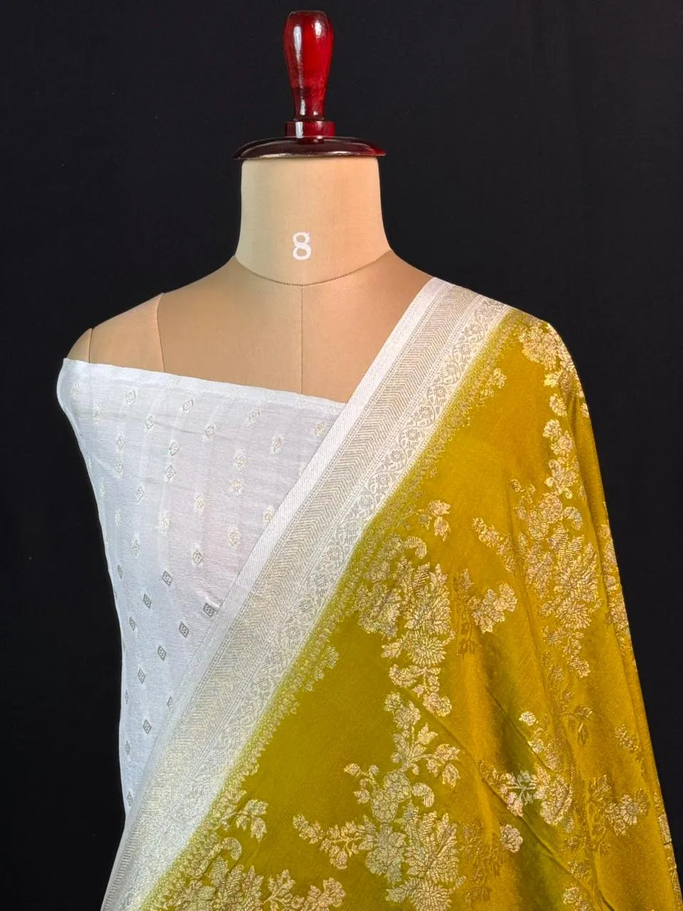 Classic Semi Georgette Silk Saree with Rich Finish (Sanchi New Era)