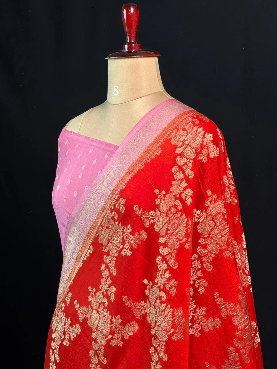 Classic Semi Georgette Silk Saree with Rich Finish (Sanchi New Era)