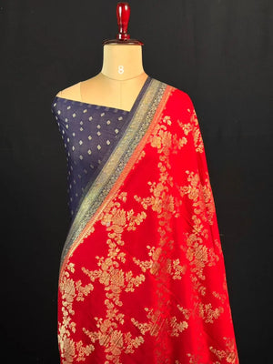 Classic Semi Georgette Silk Saree with Rich Finish (Sanchi New Era)