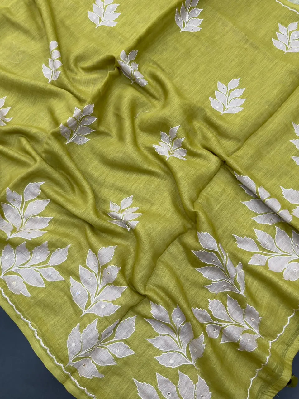 Linen Tusser Elegance-(SEQUENCE KING)