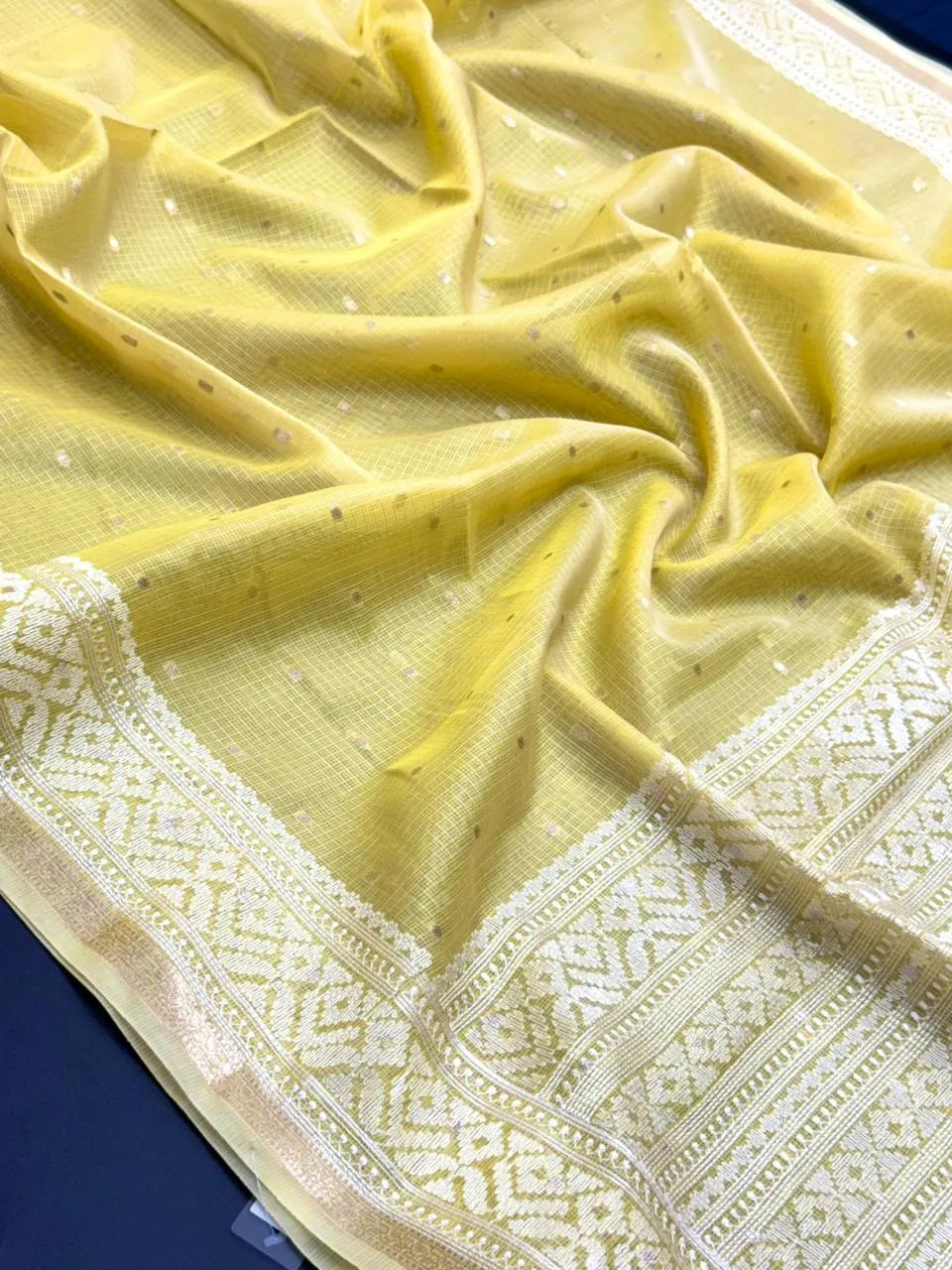 Soft & Sheer Semi Kota Organza Saree 