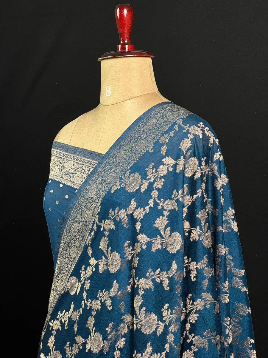 Designer Georgette Saree – A Touch of Modern Grace-Simran Jaal