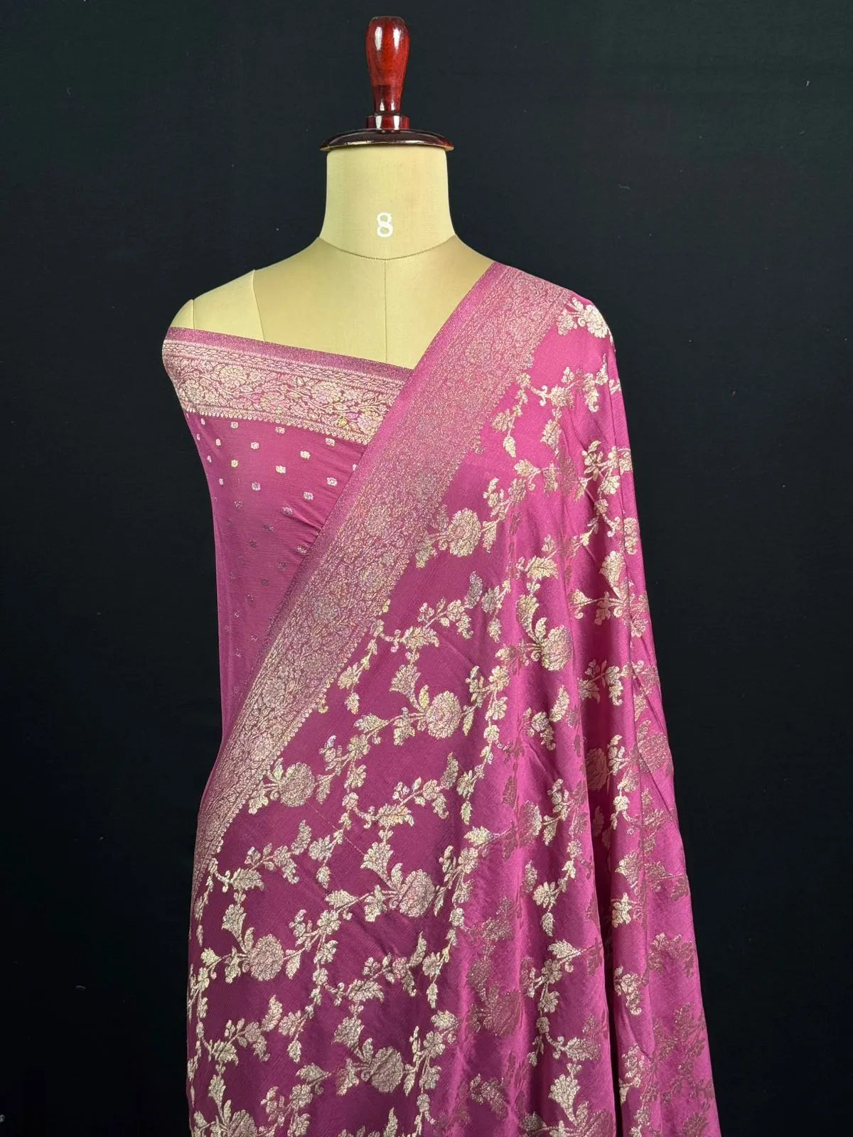 Designer Georgette Saree – A Touch of Modern Grace-Simran Jaal