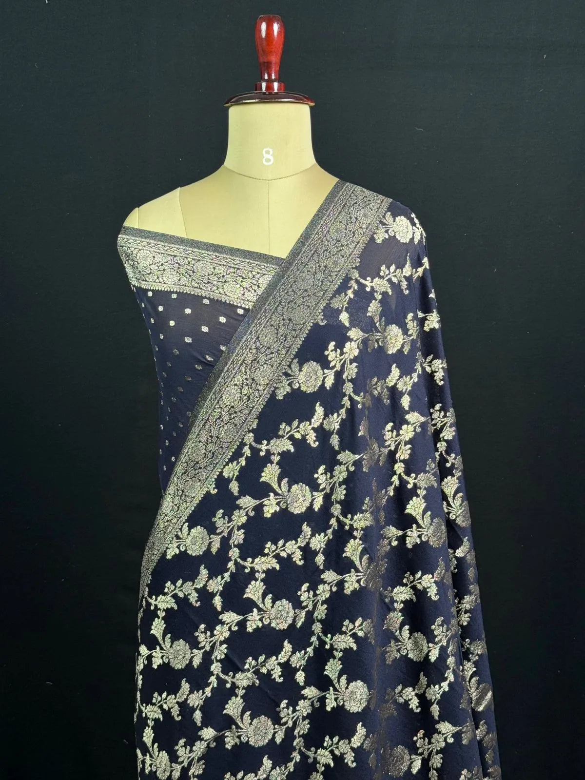 Designer Georgette Saree – A Touch of Modern Grace-Simran Jaal