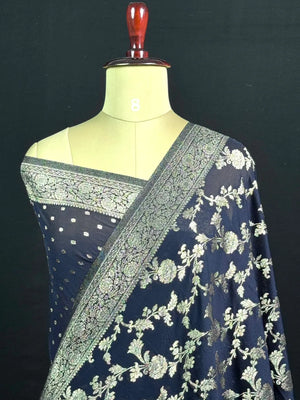 Designer Georgette Saree – A Touch of Modern Grace-Simran Jaal
