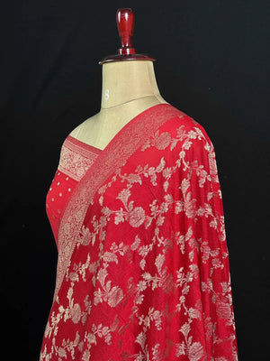 Designer Georgette Saree – A Touch of Modern Grace-Simran Jaal