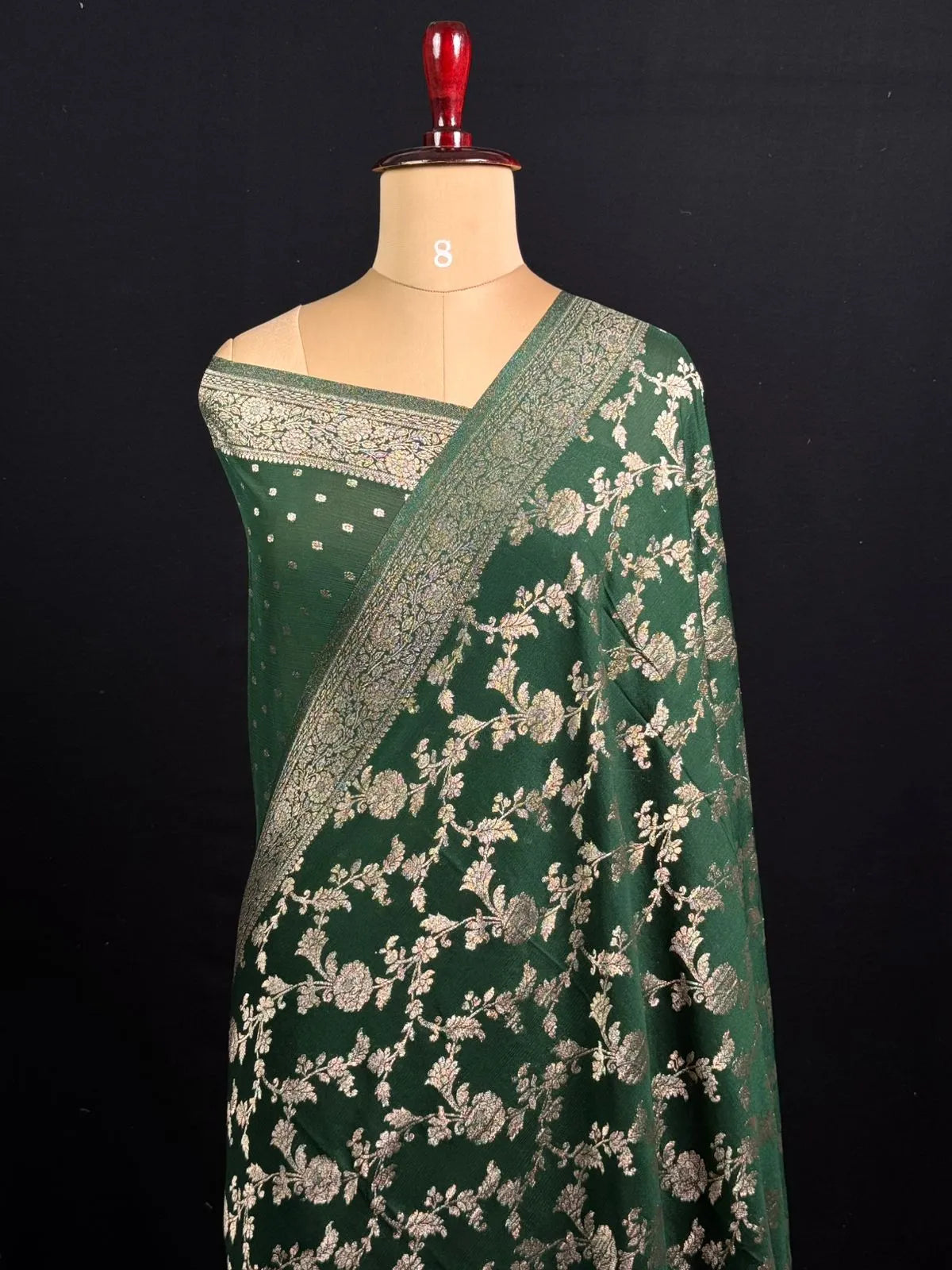 Designer Georgette Saree – A Touch of Modern Grace-Simran Jaal