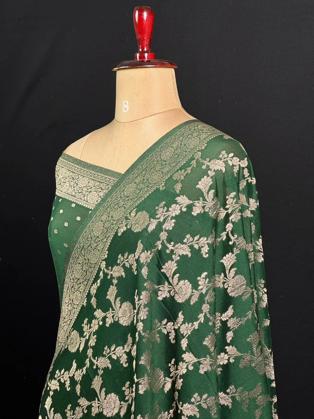 Designer Georgette Saree – A Touch of Modern Grace-Simran Jaal