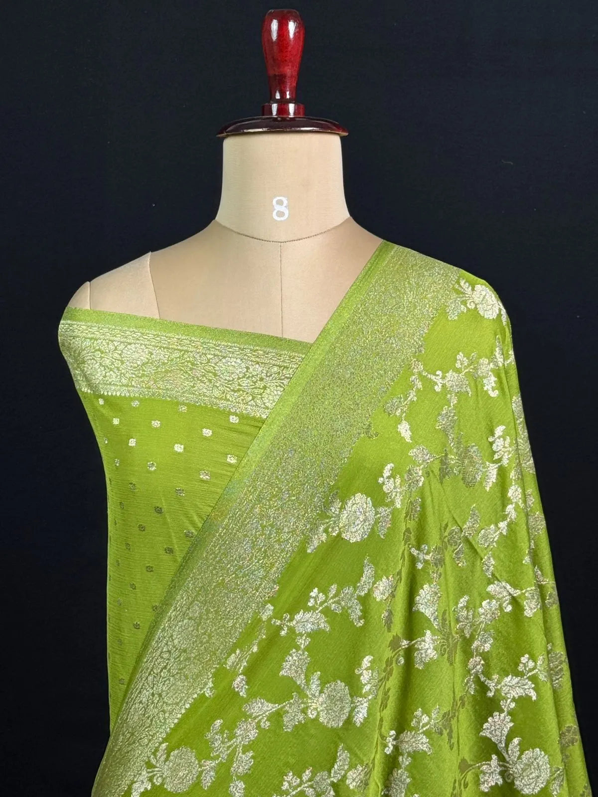 Designer Georgette Saree – A Touch of Modern Grace-Simran Jaal 