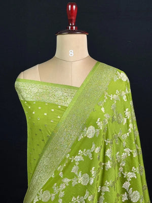 Designer Georgette Saree – A Touch of Modern Grace-Simran Jaal 