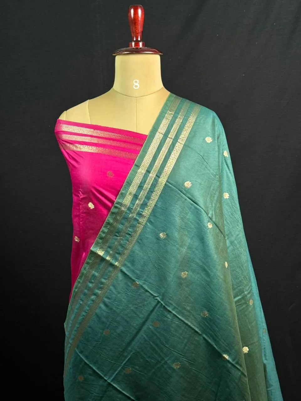 Premium Musk Tone Self Saree