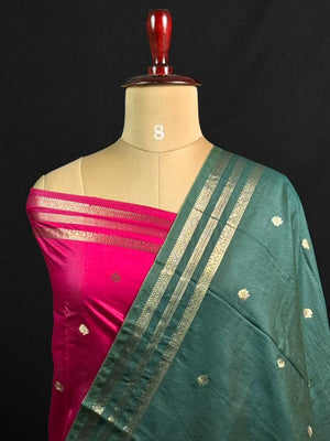 Premium Musk Tone Self Saree